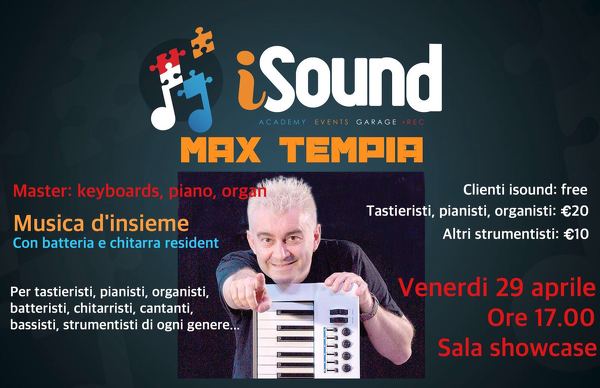Masterclass con Max Tempia
