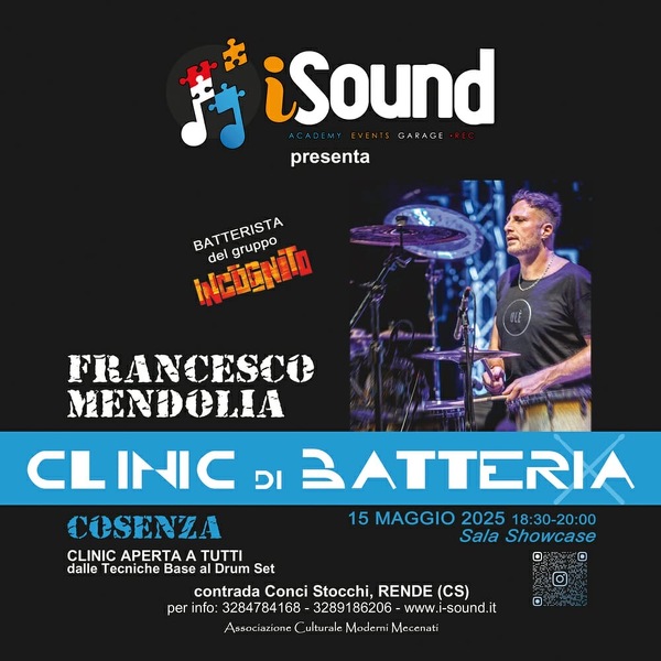 Clinic con Francesco Mendolia