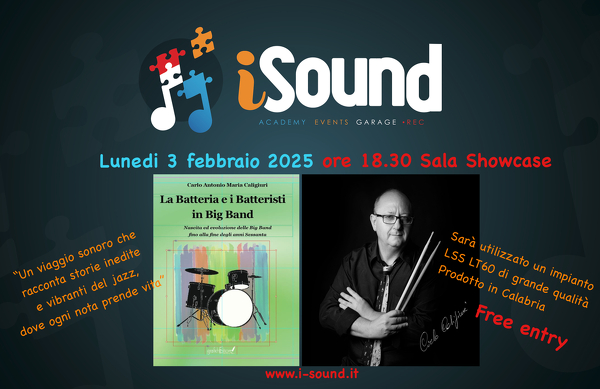 Presentazione del libro La batteria e i batteristi in big band!