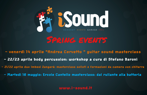 iSound Spring events 2017